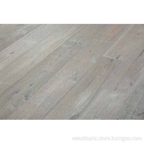 Grey Brushed Engineered Hardwood Flooring Reactive Stain
